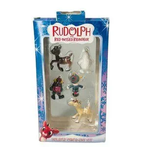 Holiday | Rudolph The Red Nosed Reindeer Miniature Christmas Ornaments ...